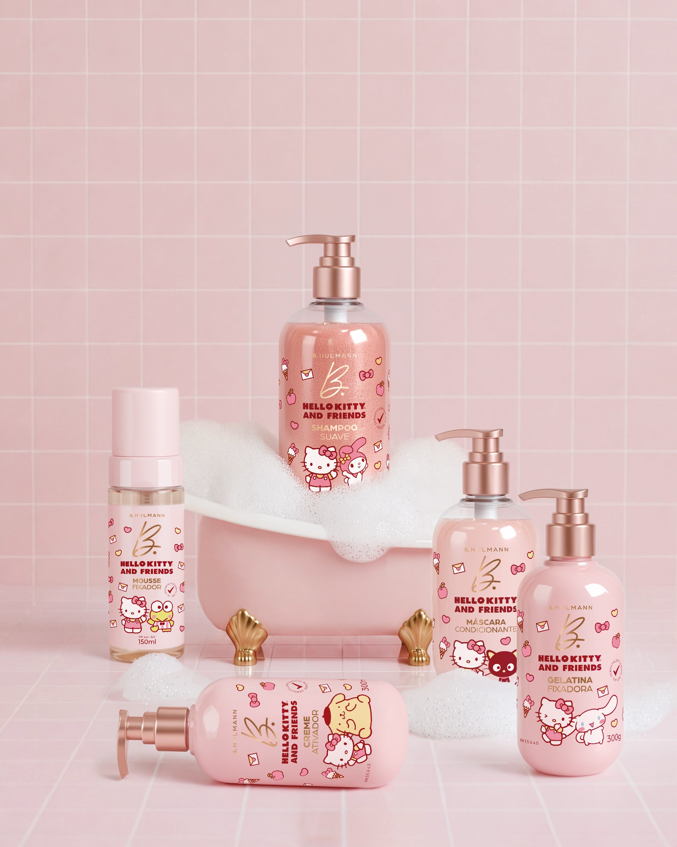 Kit Completo BHulmann + Hello Kitty and friends