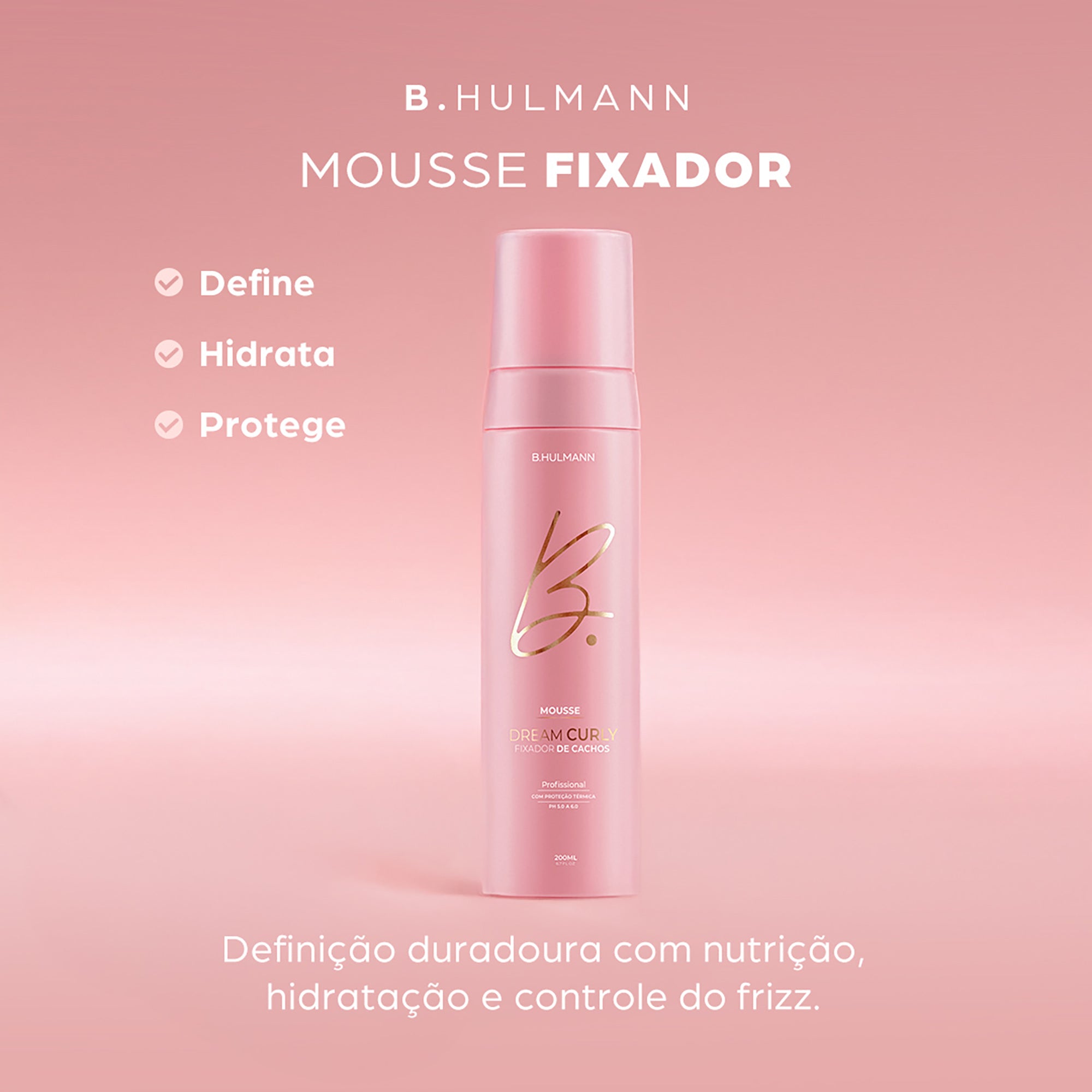 Mousse Fixador de Cachos Dream Curly 200ml