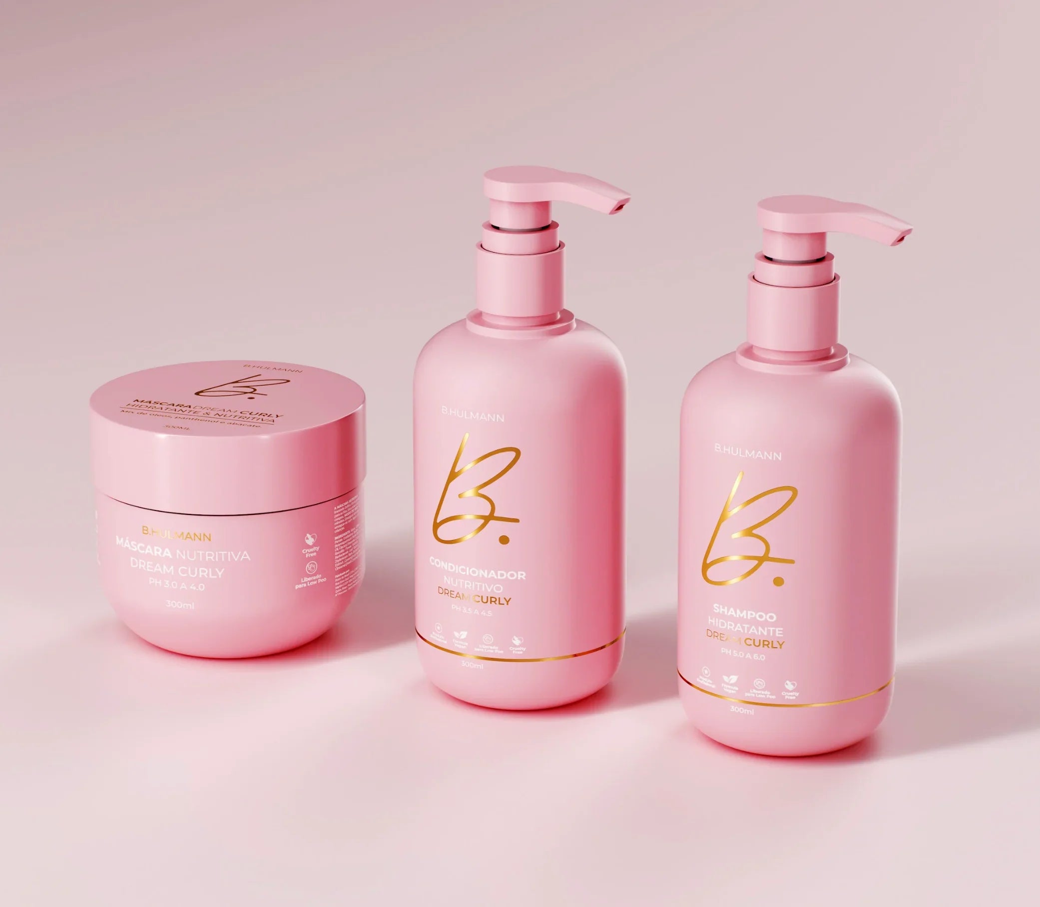 Kit Shampoo, Condicionador e Máscara 300ml