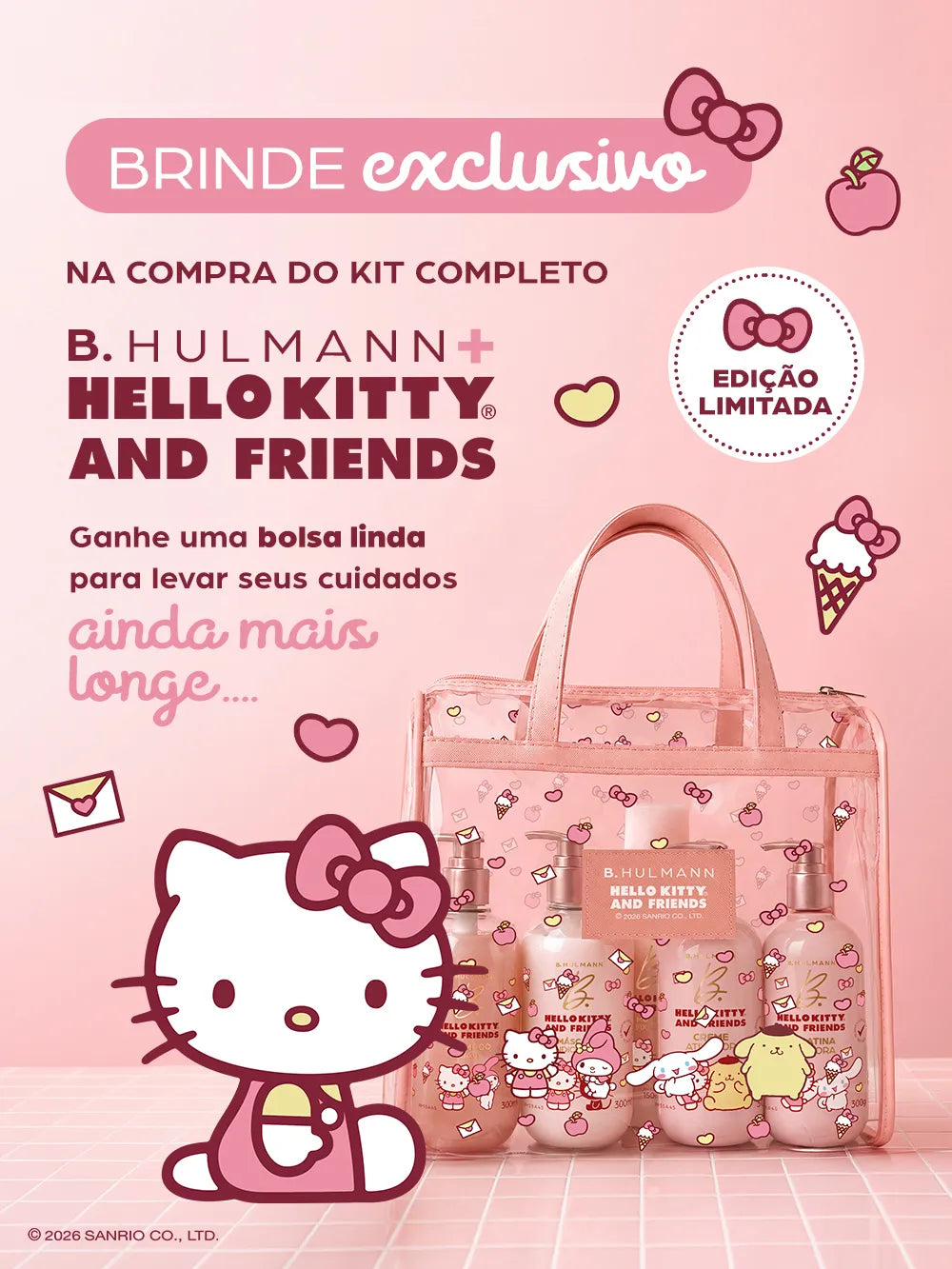 B. Hulmann × Hello Kitty and Friends — lançamento
