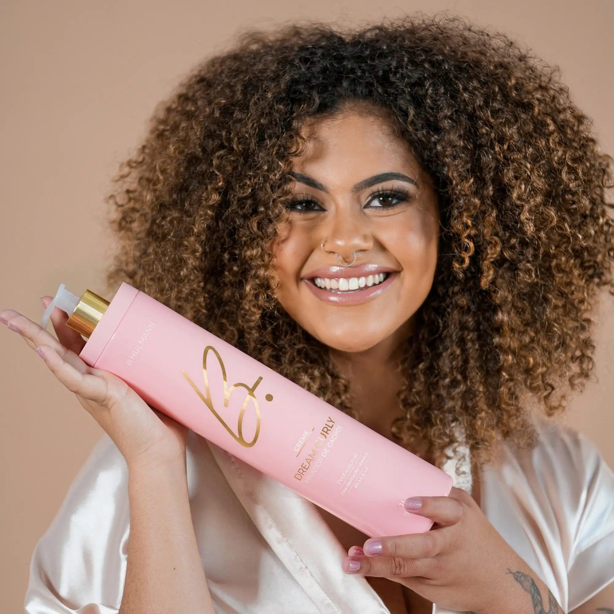 Creme Ativador de Cachos Dream Curly 1L - B. Hulmann Cosméticos